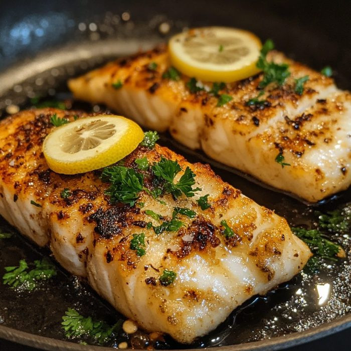 Pan Seared Fish Fillet