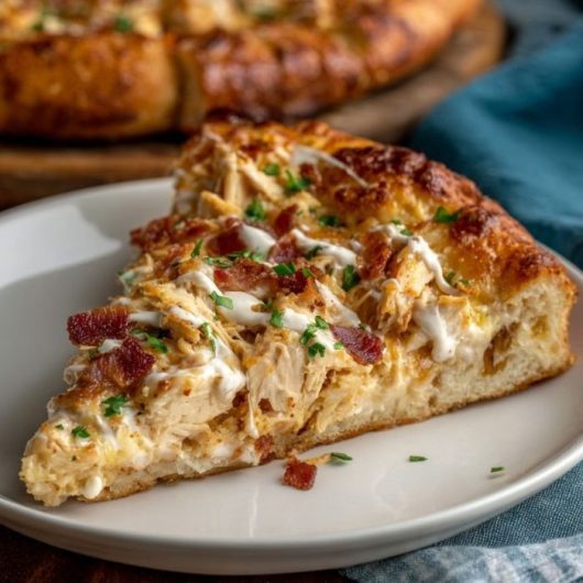 Chicken Bacon Ranch Pizza
