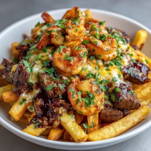 Loaded Surf And Turf Fries